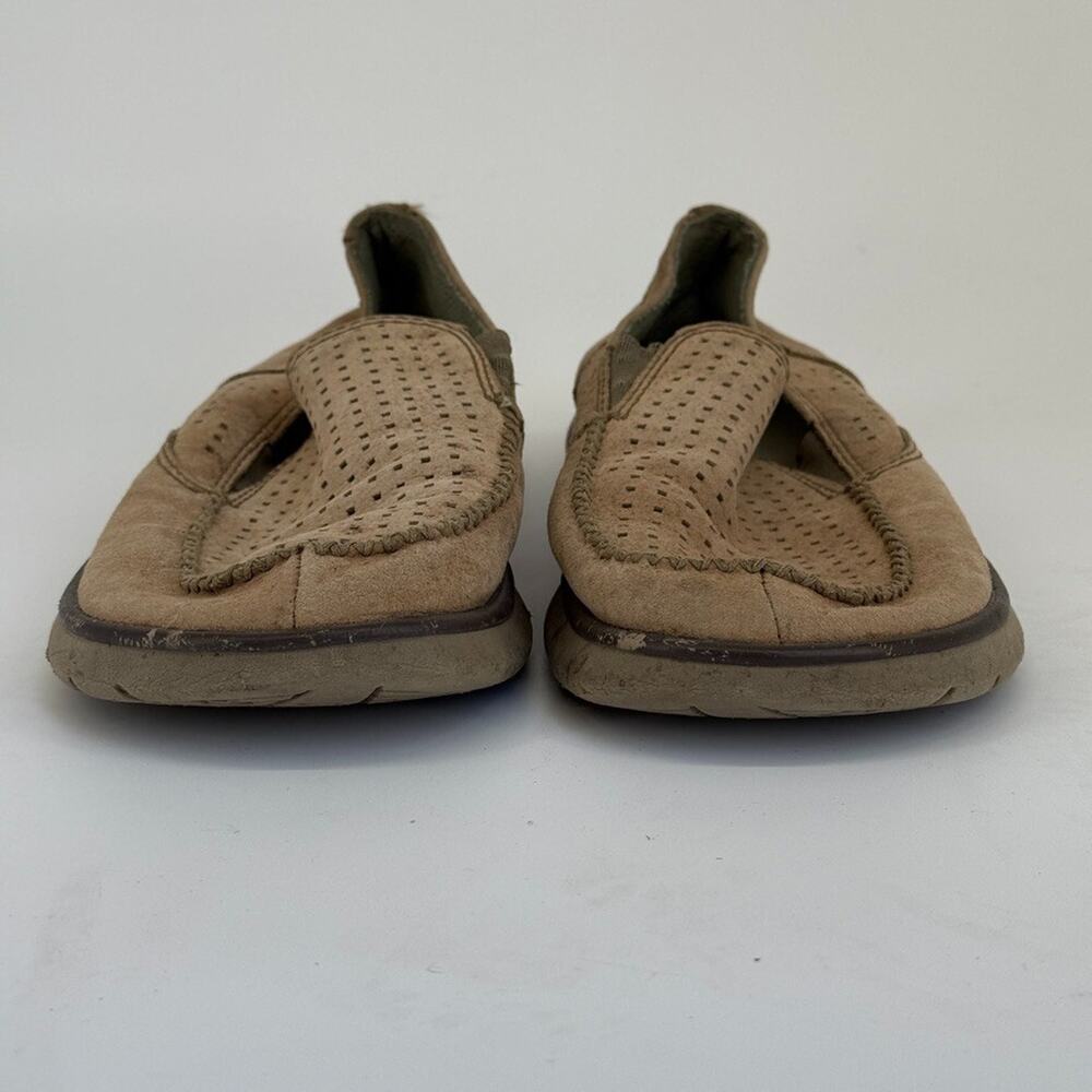 Patagonia Mens Shoes Size 12 Maui Slip On Loafer Perforated Comfort Beige - Picture 14 of 16